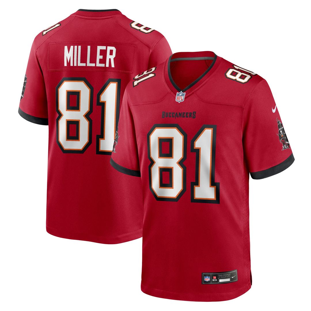 Ryan Miller Tampa Bay Buccaneers Game Jersey - Red