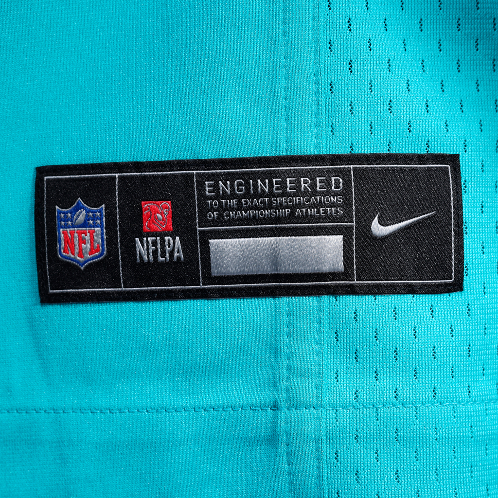 Kadyn Proctor Miami Dolphins Game Jersey - Aqua