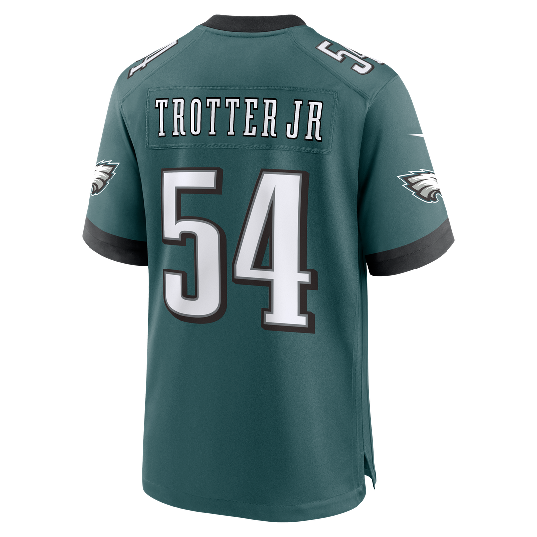 Jeremiah Trotter Jr. Philadelphia Eagles Game Jersey - Midnight Green