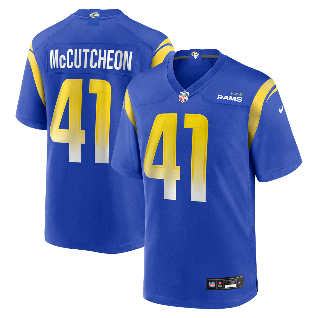 Cameron McCutcheon Los Angeles Rams Game Jersey - Royal Blue