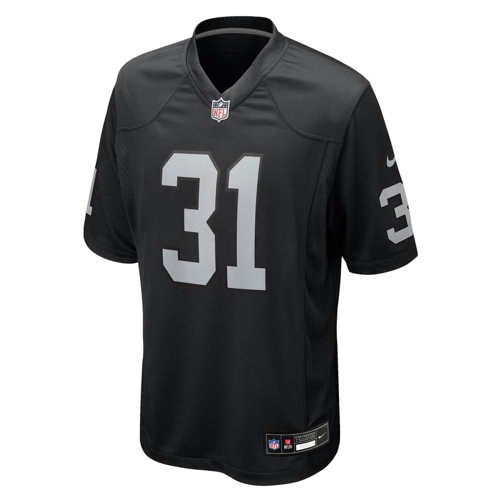 Raheem Mostert Las Vegas Raiders Game Jersey - Black