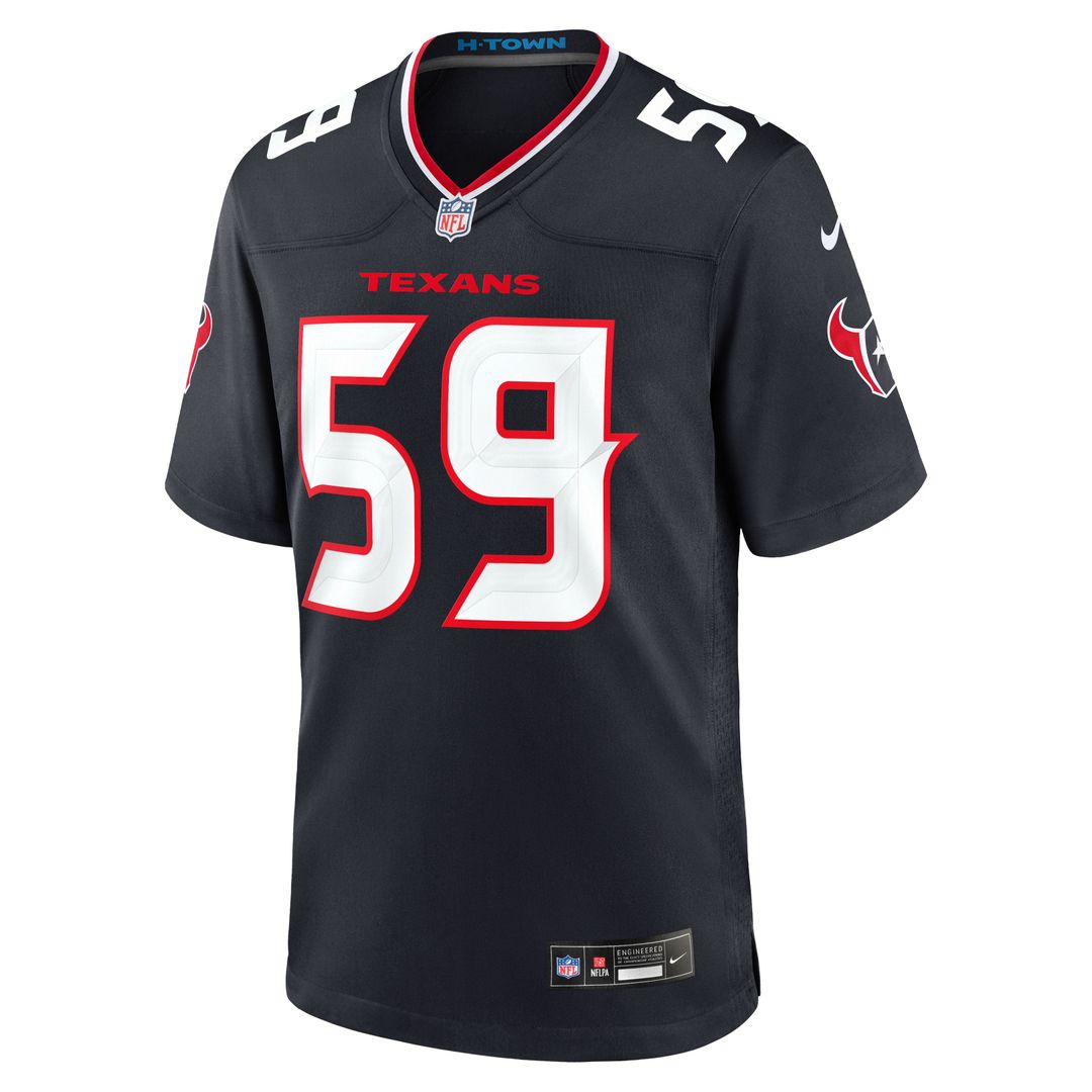 DeMeco Ryans Houston Texans Team Game Jersey - Navy