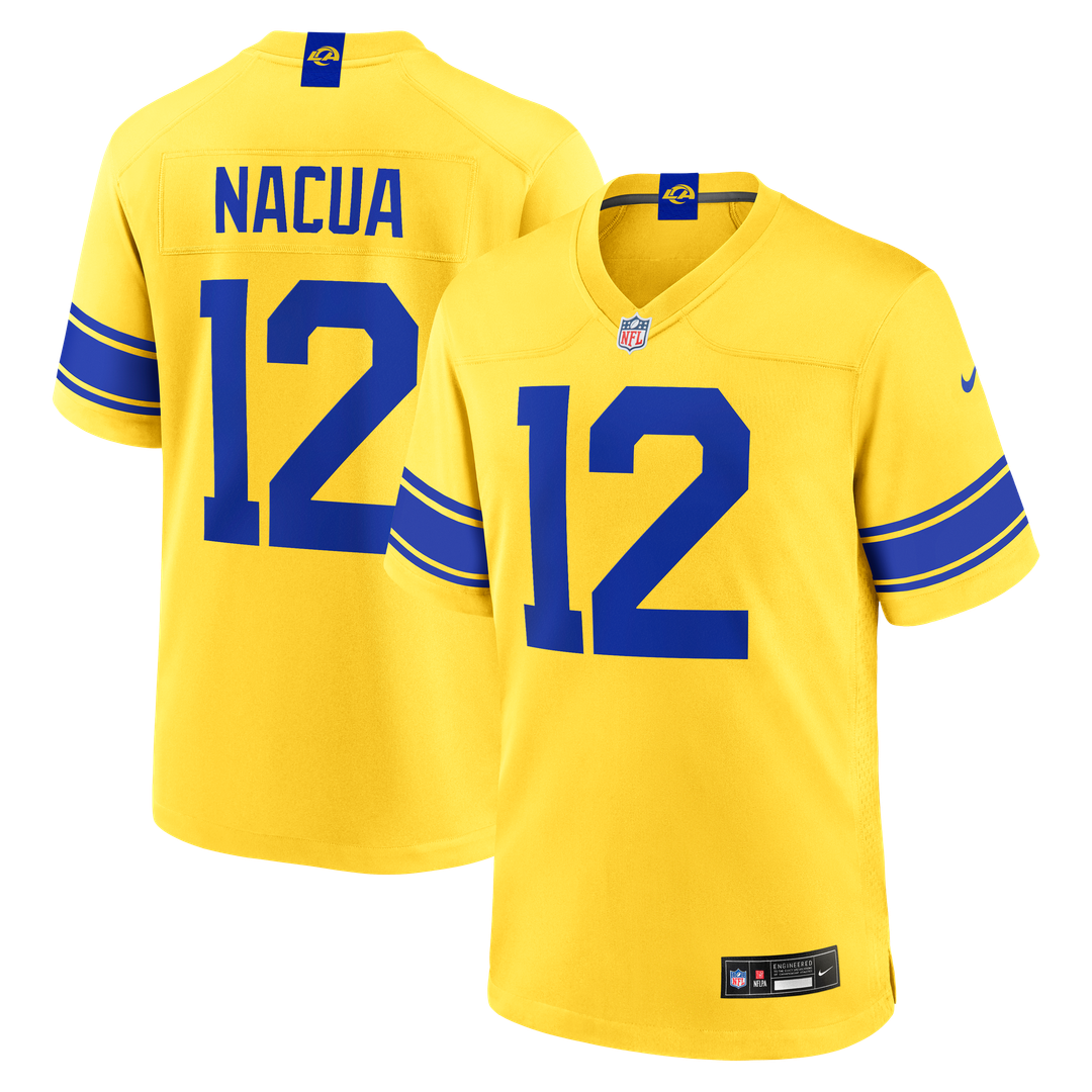 Puka Nacua Los Angeles Rams Game Jersey - Classic Sol