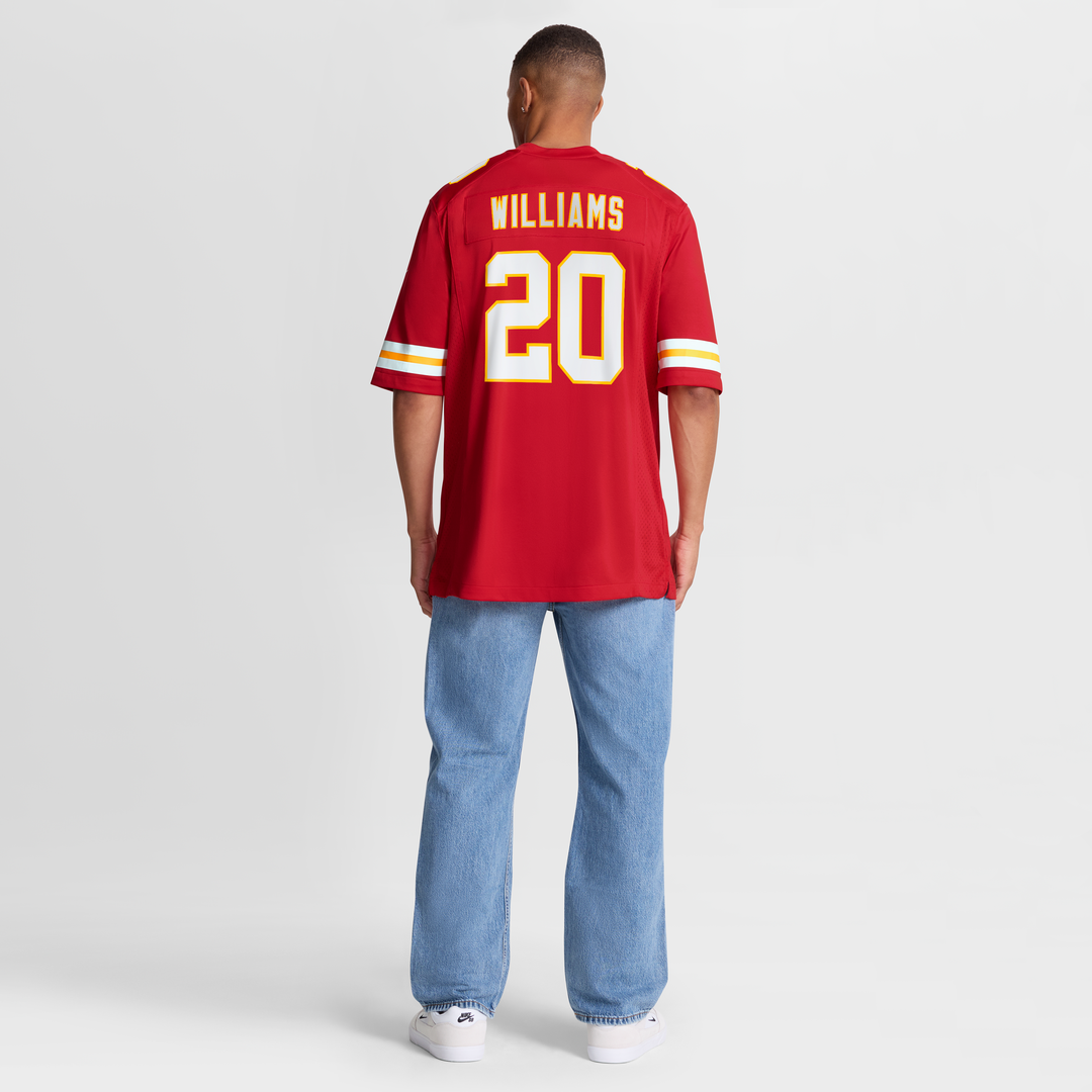 Nohl Williams Kansas City Chiefs Game Jersey - Red