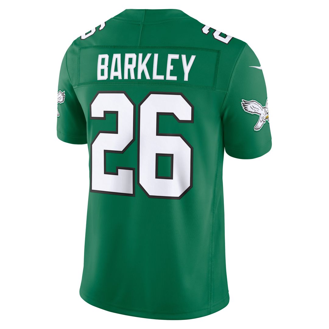 Saquon Barkley Philadelphia Eagles Vapor F.U.S.E. Stitched Limited Jersey - White
