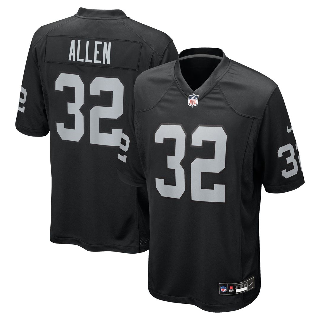 Marcus Allen Las Vegas Raiders Game Jersey - Black