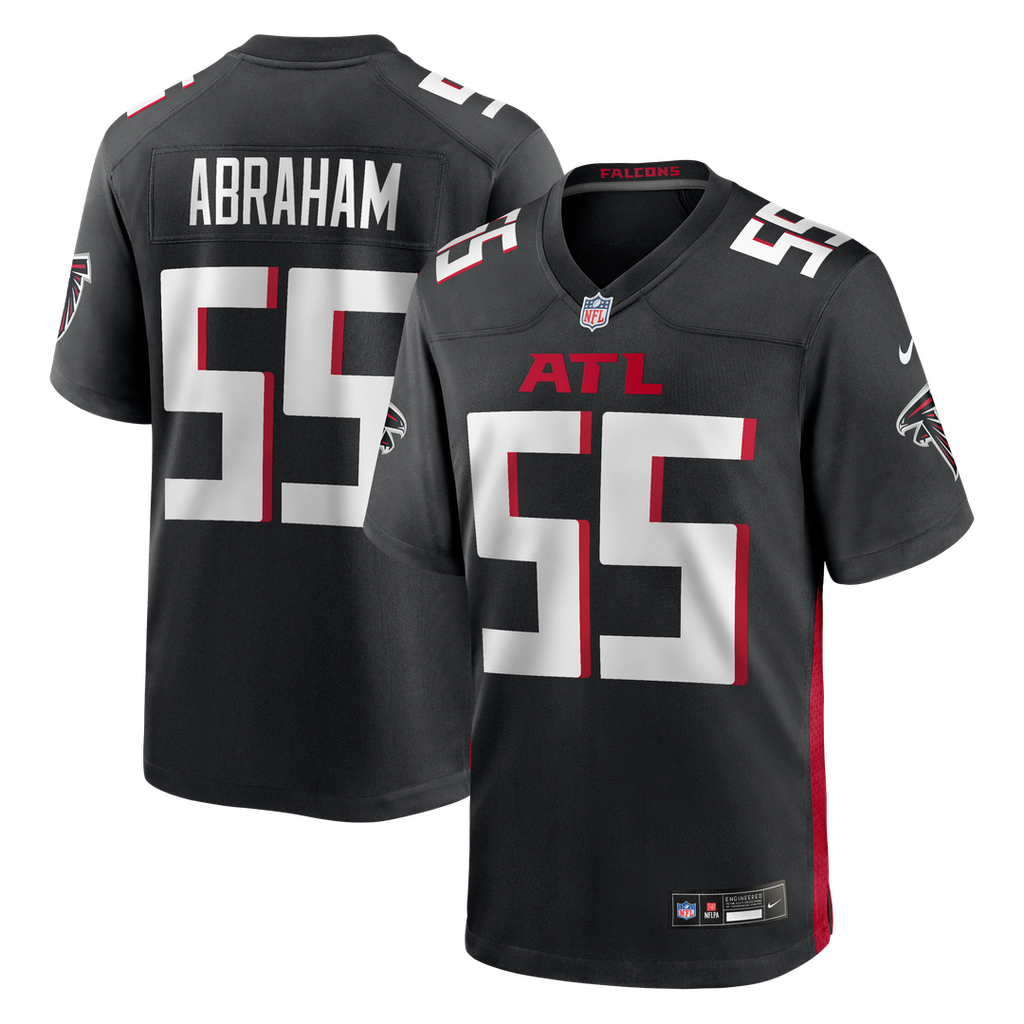 John Abraham Atlanta Falcons Game Jersey - Black