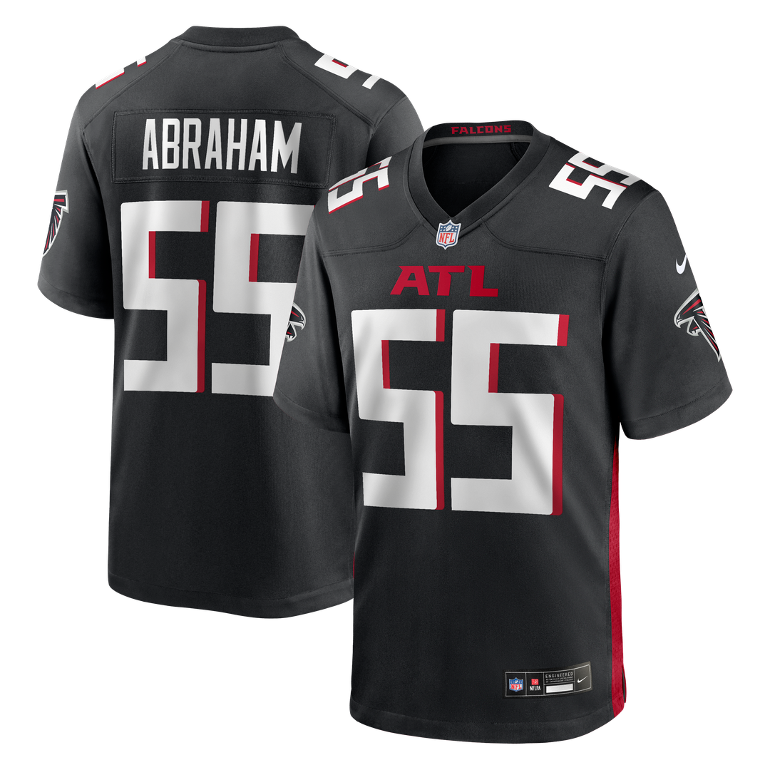 John Abraham Atlanta Falcons Game Jersey - Black