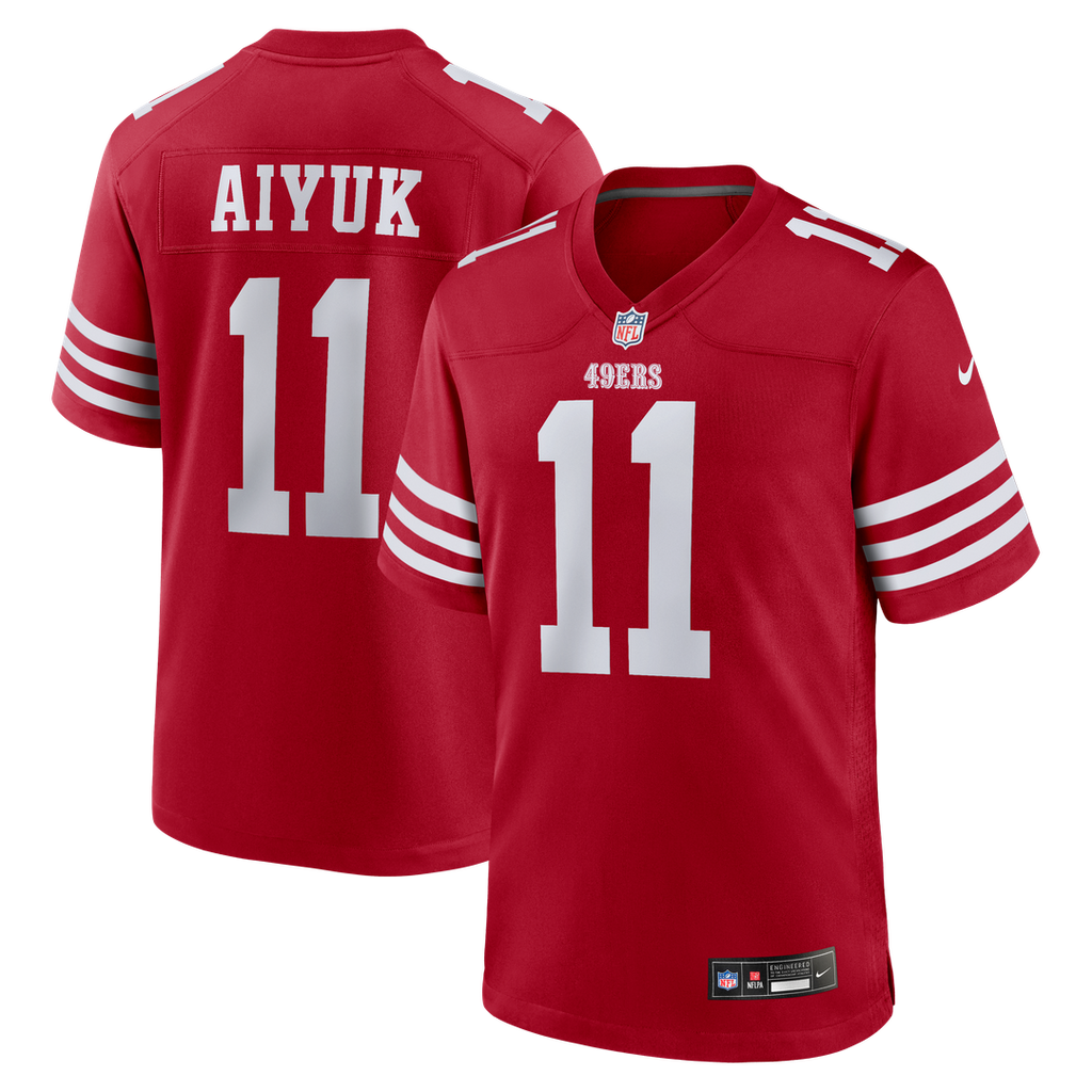 Brandon Aiyuk San Francisco 49ers Team Game Jersey - Scarlet