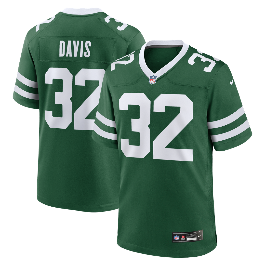 Isaiah Davis New York Jets Game Jersey - Legacy Green
