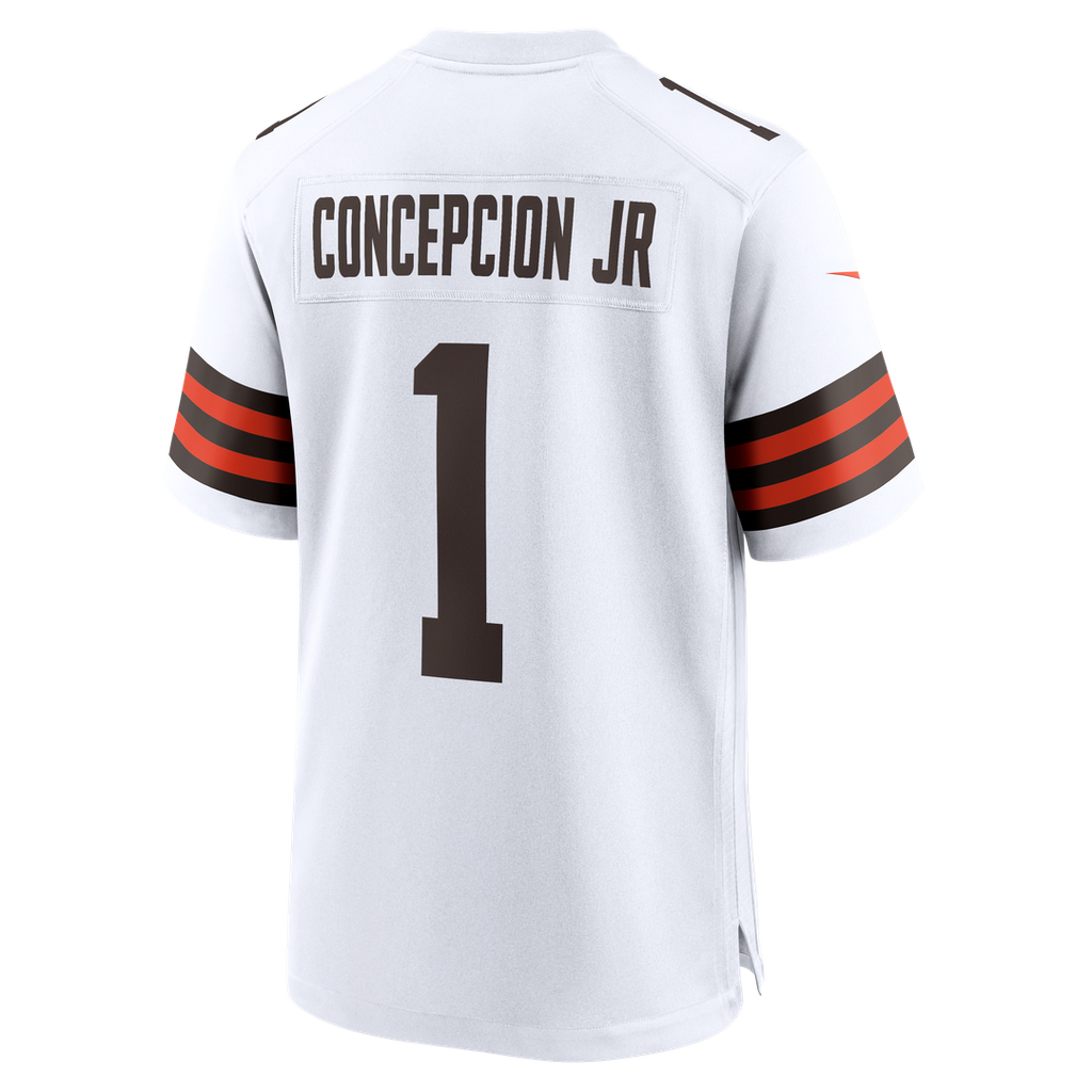KC Concepcion Jr. Cleveland Browns Game Jersey - White