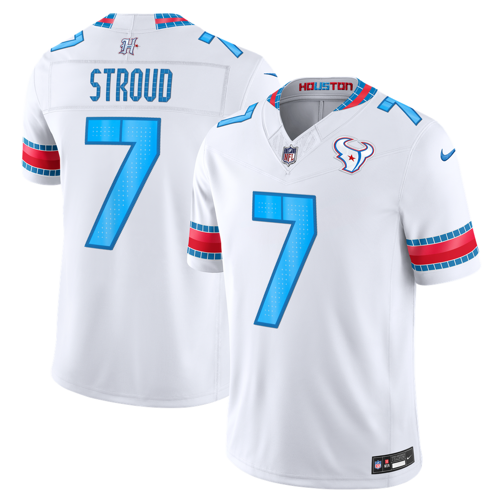 C.J. Stroud Houston Texans 2026 Rivalries Collection Stitched Limited Jersey - White