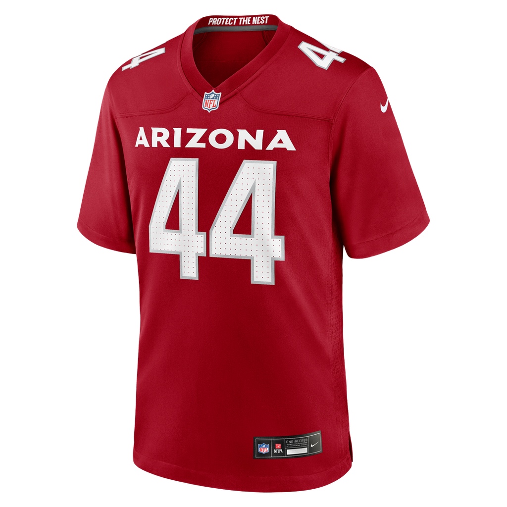 Owen Pappoe Arizona Cardinals Game Jersey - Cardinal