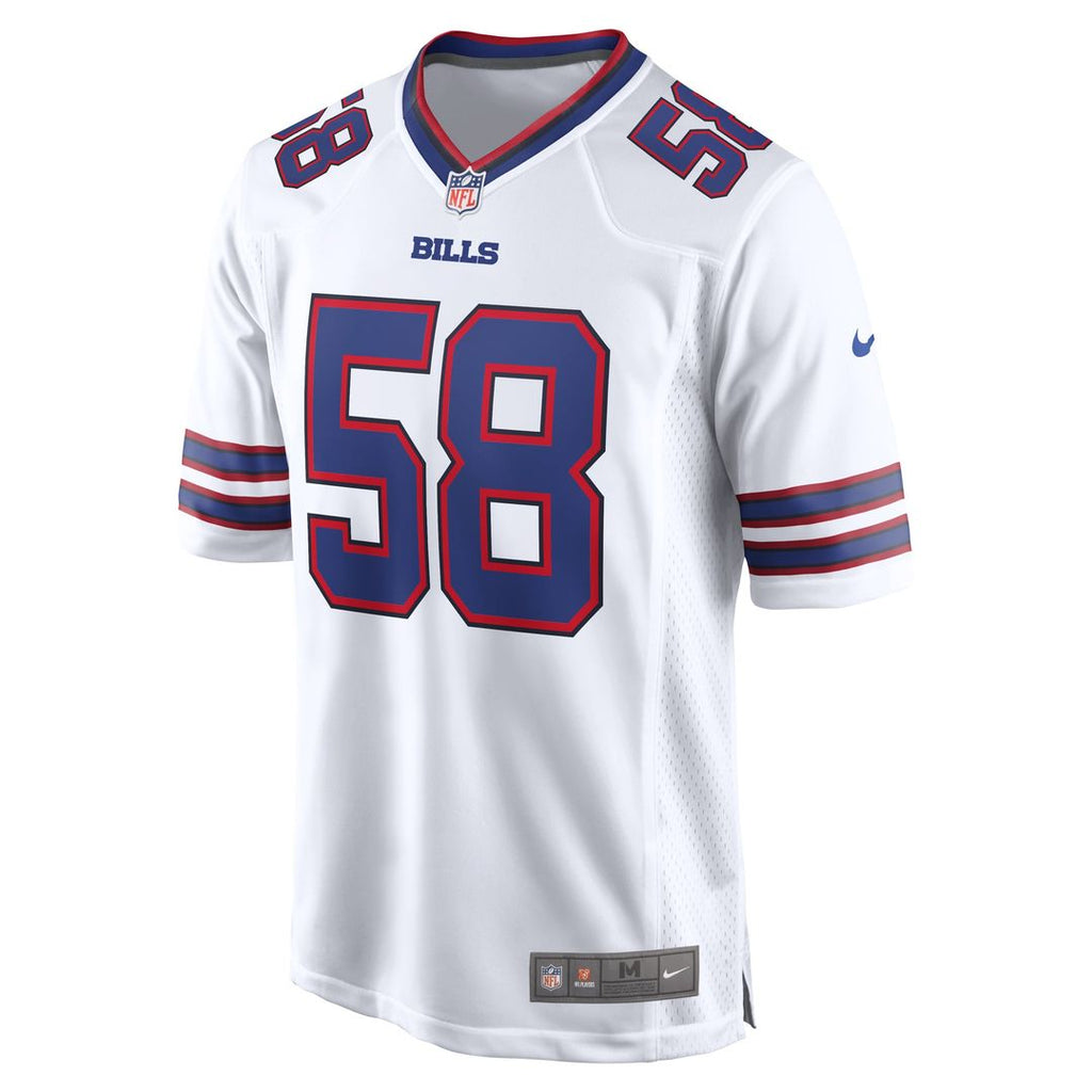 Matt Milano Buffalo Bills Away Game Jersey - White
