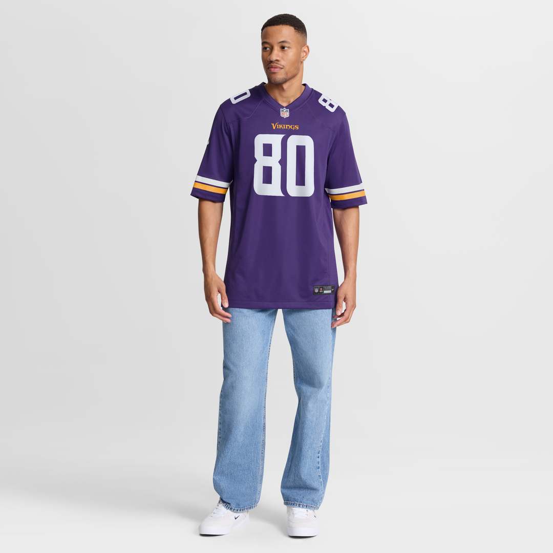 Cris Carter Minnesota Vikings Game Jersey - Purple