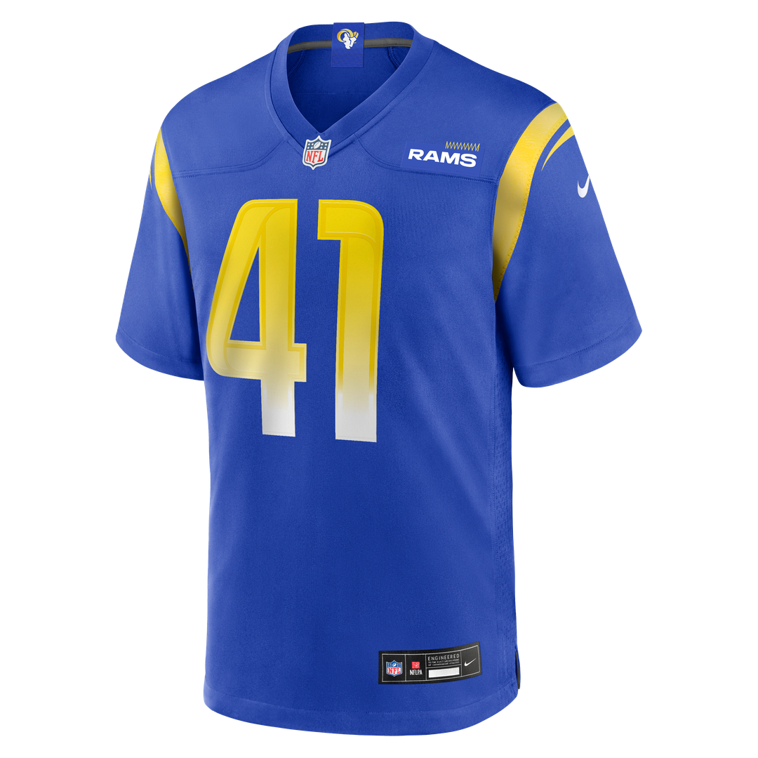 Cameron McCutcheon Los Angeles Rams Game Jersey - Royal Blue