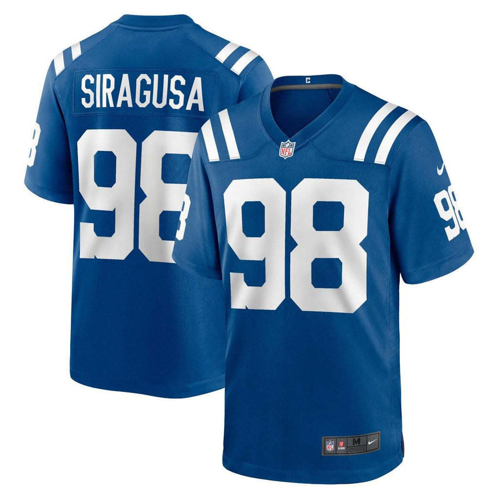 Tony Siragusa Indianapolis Colts Game Jersey - Royal Blue