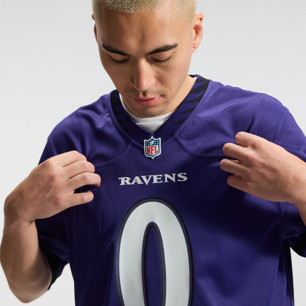 Roquan Smith Baltimore Ravens Game Jersey - Purple