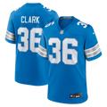 Chuck Clark Detroit Lions Game Jersey - Blue