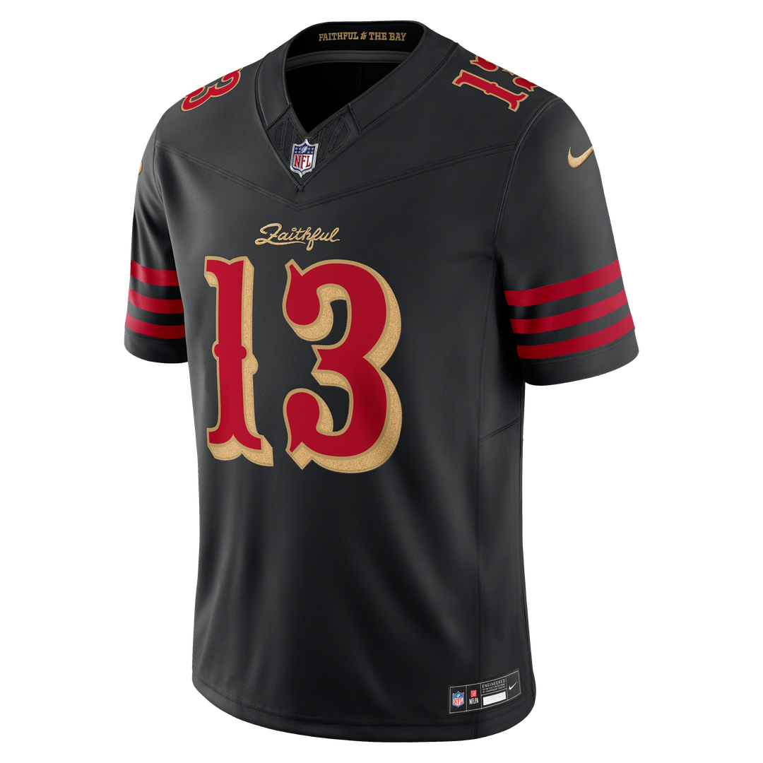 Brock Purdy San Francisco 49ers Rivalries Collection Stitched Limited Jersey - Black