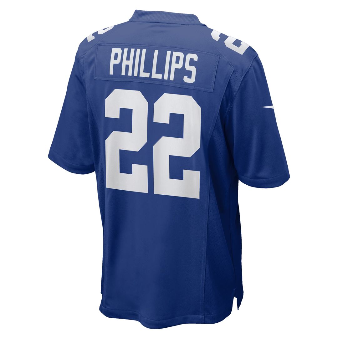 Dru Phillips New York Giants Game Jersey - Royal Blue