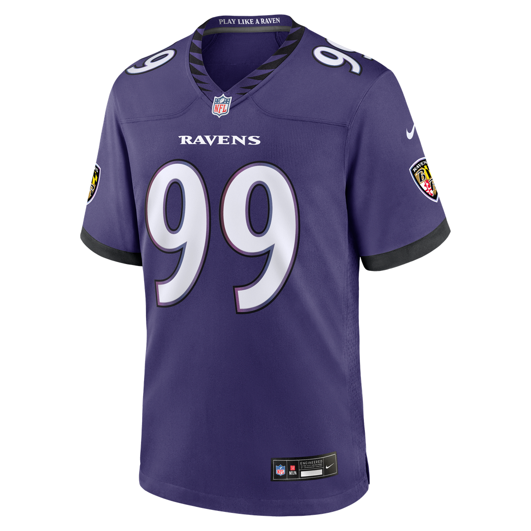 Rayshaun Benny Baltimore Ravens Game Jersey - Purple