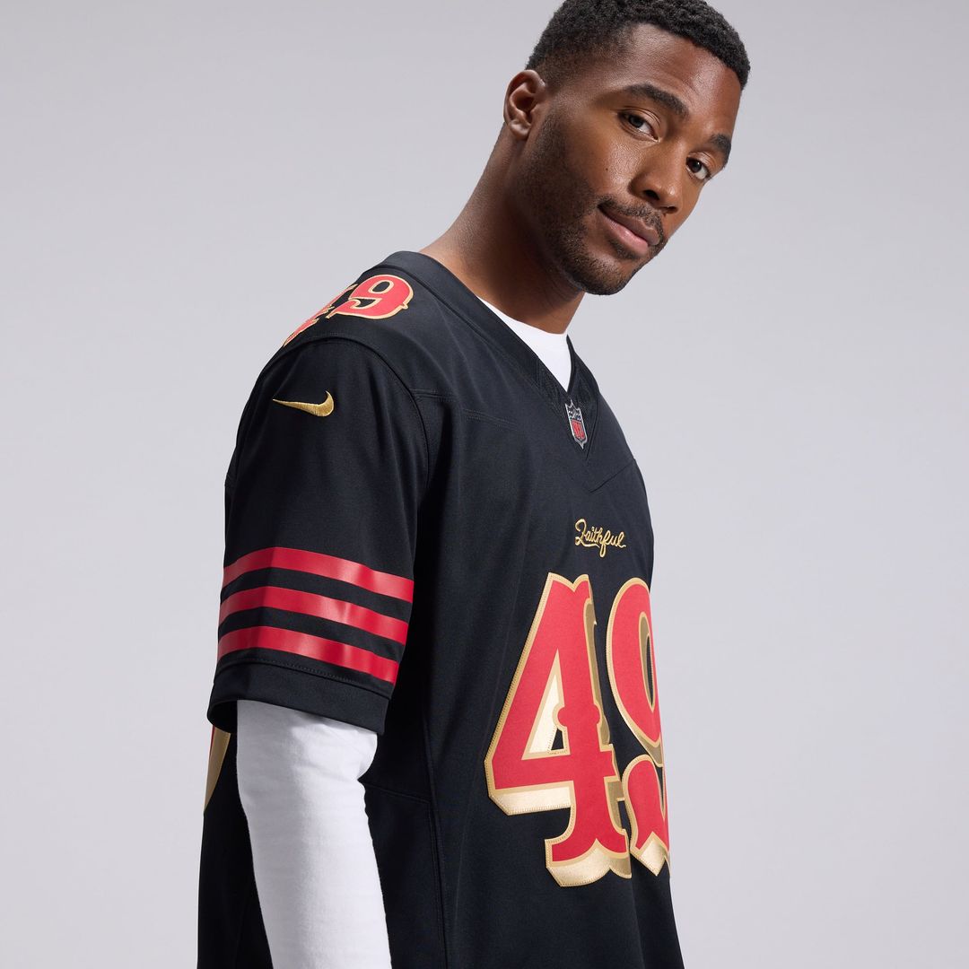 The Faithful San Francisco 49ers Rivalries Collection Stitched Limited Jersey - Black