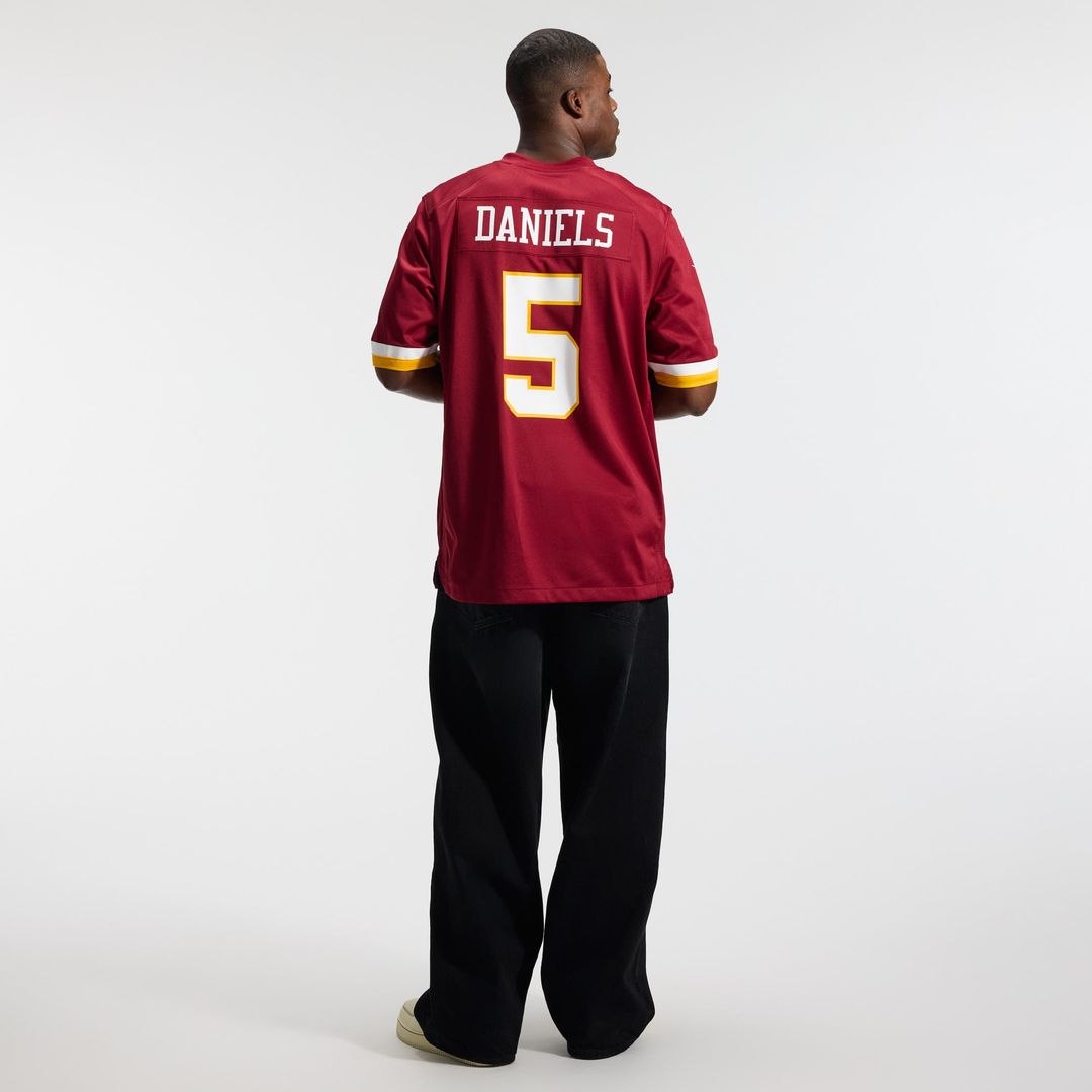 Jayden Daniels Washington Commanders Game Jersey - Burgundy