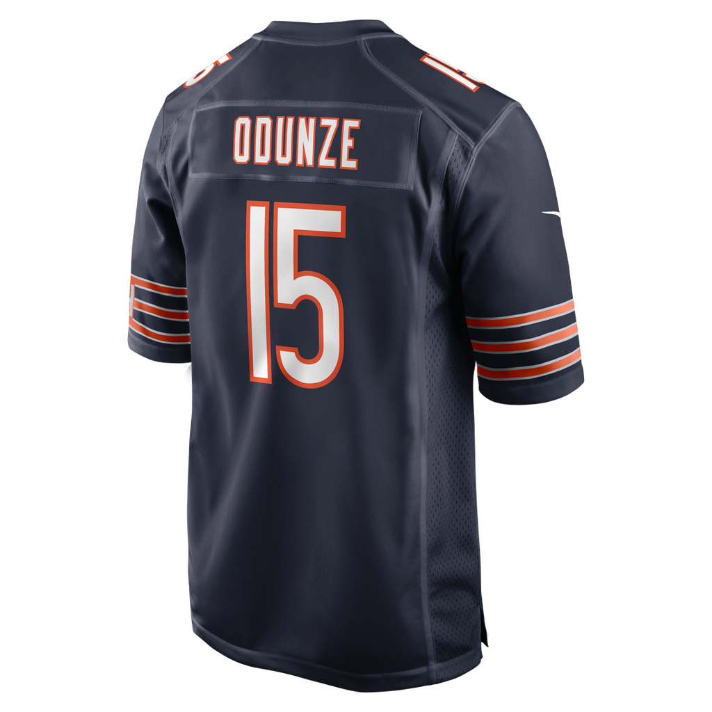 Rome Odunze Chicago Bears Game Jersey - Navy