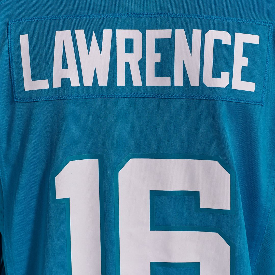 Trevor Lawrence Jacksonville Jaguars Home Game Jersey - Teal