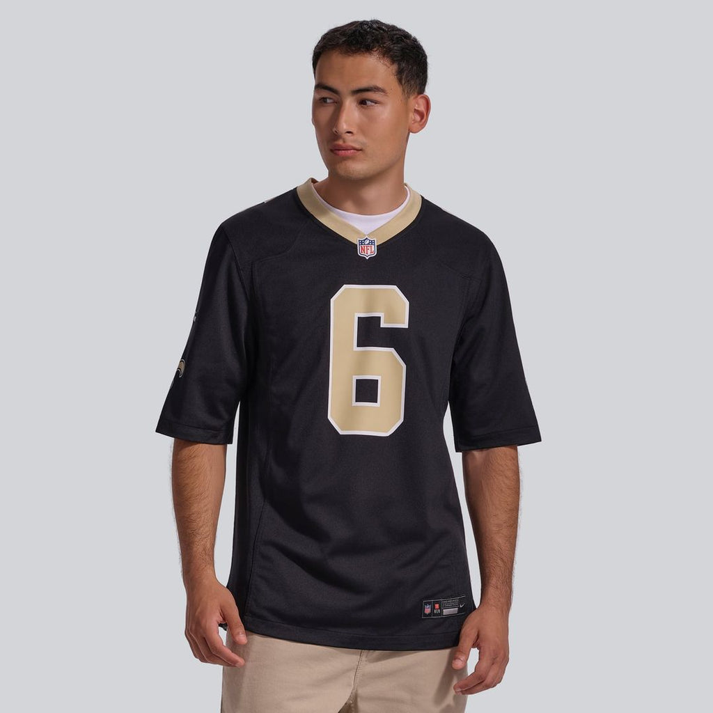 Tyler Shough New Orleans Saints Game Jersey - White