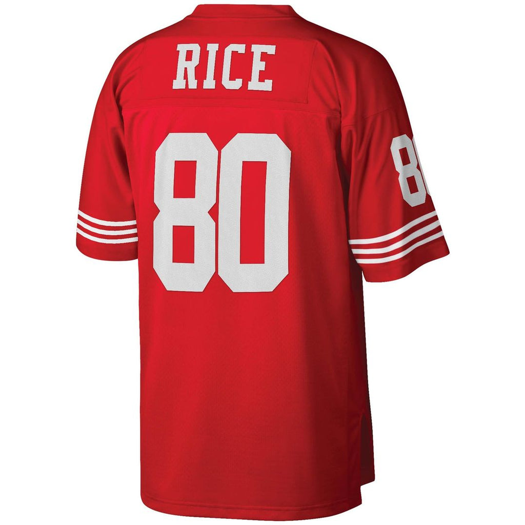 Jerry Rice San Francisco 49ers Big & Tall 1990 Replica Jersey - Scarlet