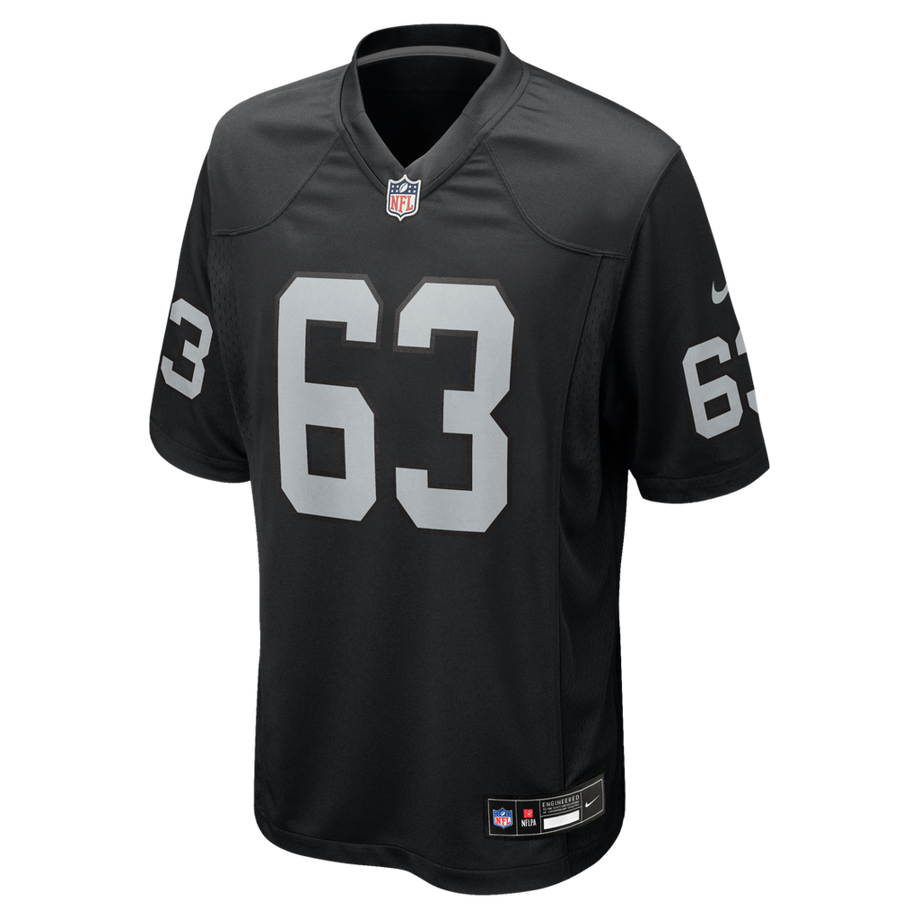 Gene Upshaw Las Vegas Raiders Game Jersey - Black