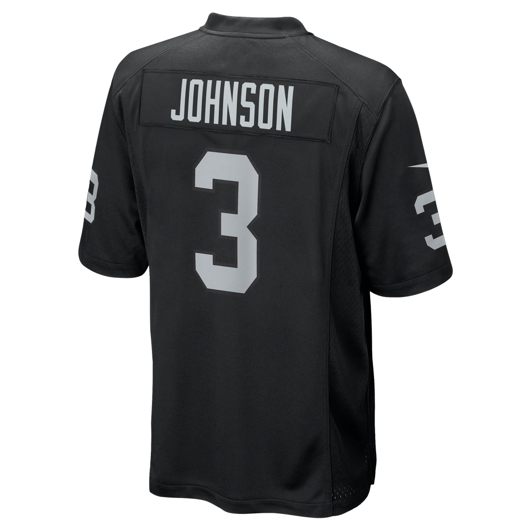 Taron Johnson Las Vegas Raiders Game Jersey - Black