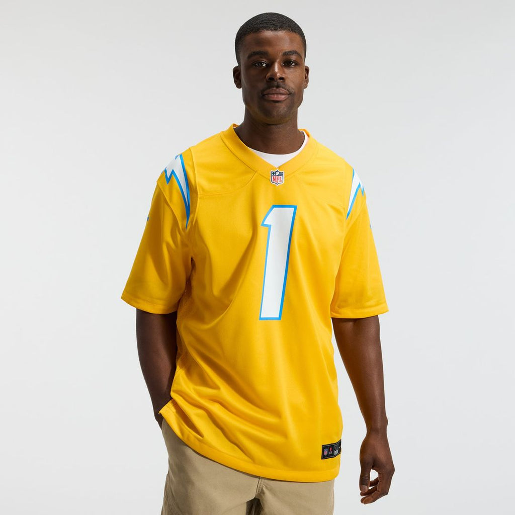 Quentin Johnston Los Angeles Chargers Alternate Charger Power Game Jersey - Gold