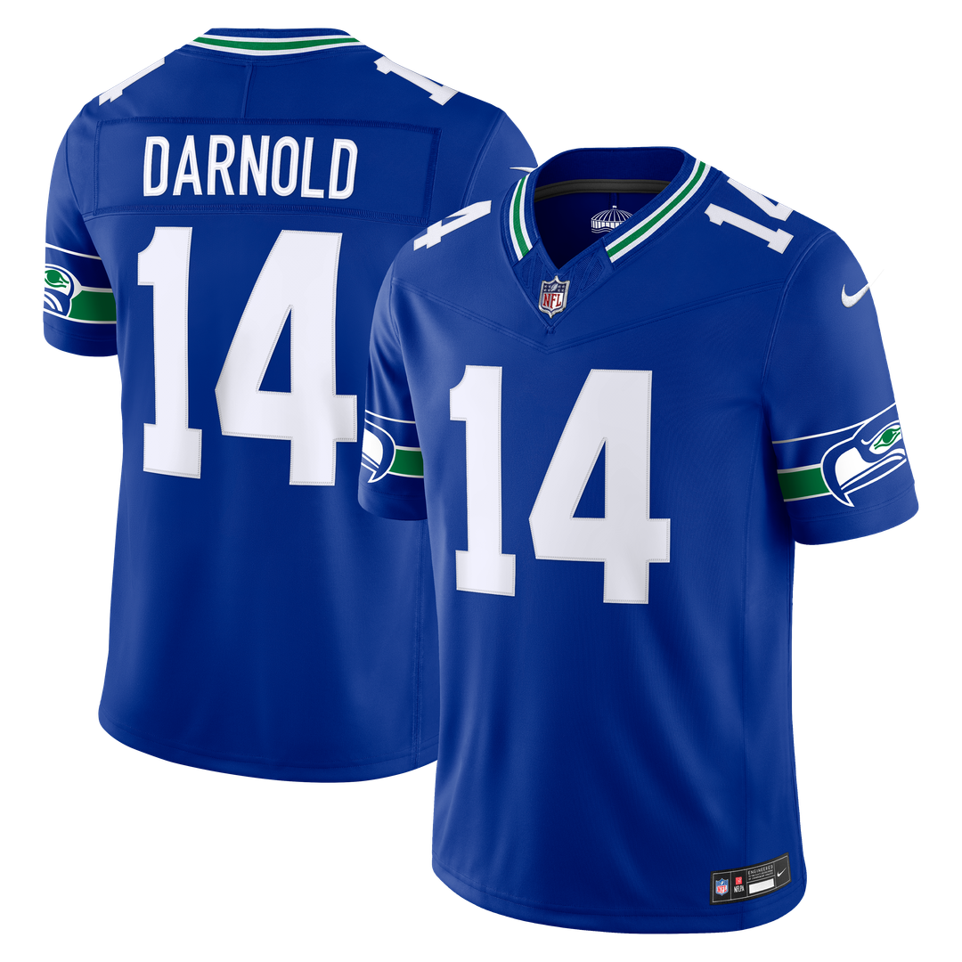 Sam Darnold Seattle Seahawks Vapor F.U.S.E. Stitched Limited Jersey - College Navy