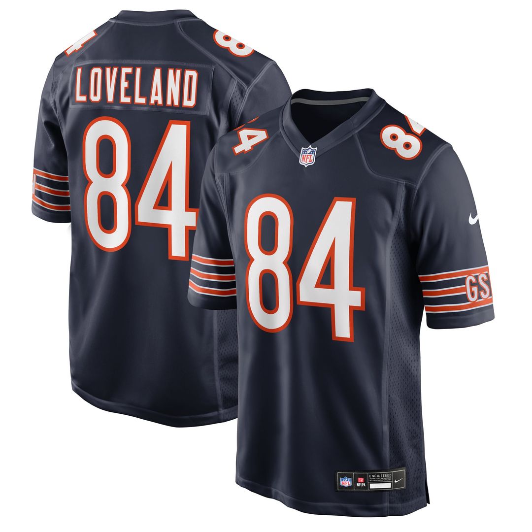 Colston Loveland Chicago Bears Alternate Game Jersey - Orange