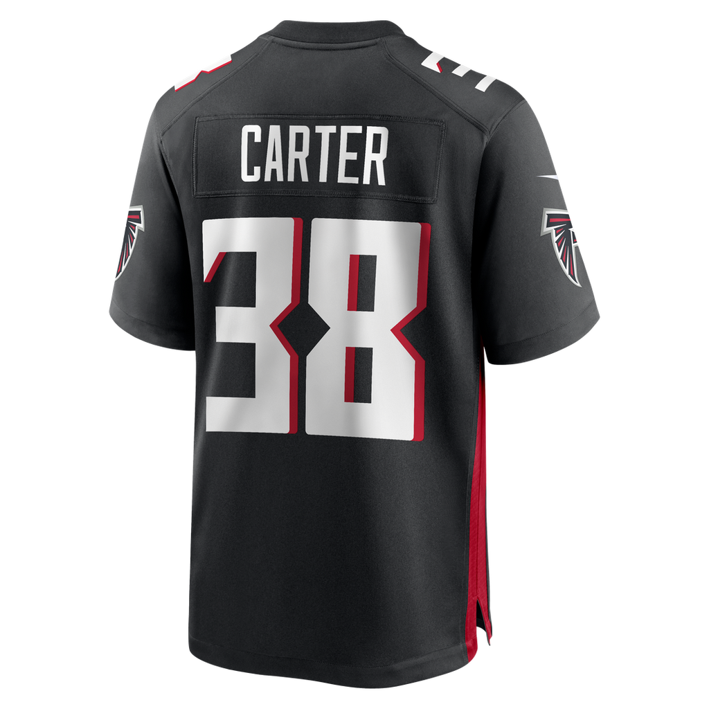 Nathan Carter Atlanta Falcons Game Jersey - Black