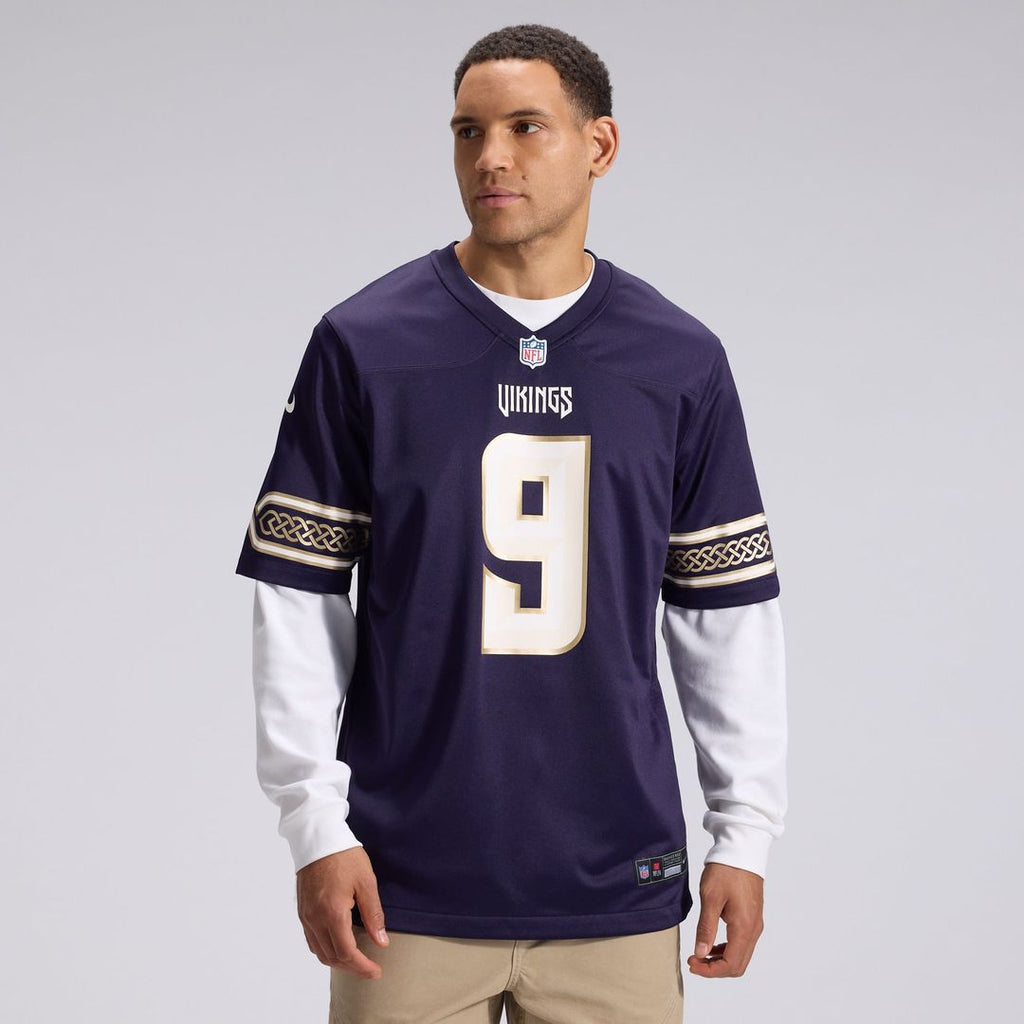 J.J McCarthy Minnesota Vikings 2026 Rivalries Collection Game Jersey - Purple