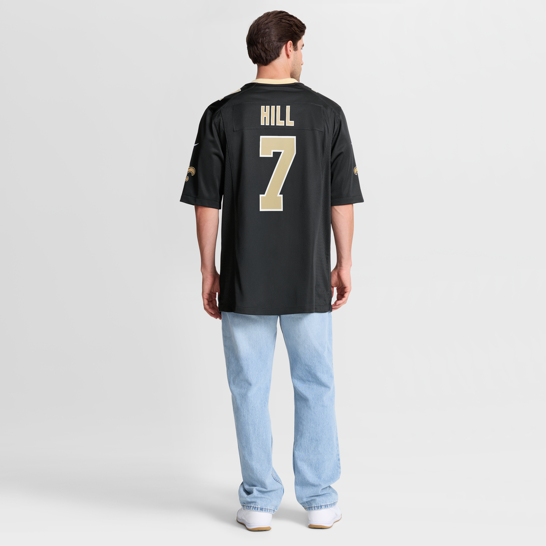 Taysom Hill New Orleans Saints Game Jersey - Black