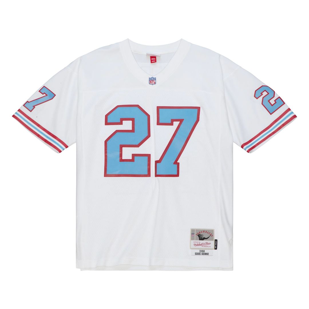 Eddie George Tennessee Oilers Legacy Replica Jersey - White