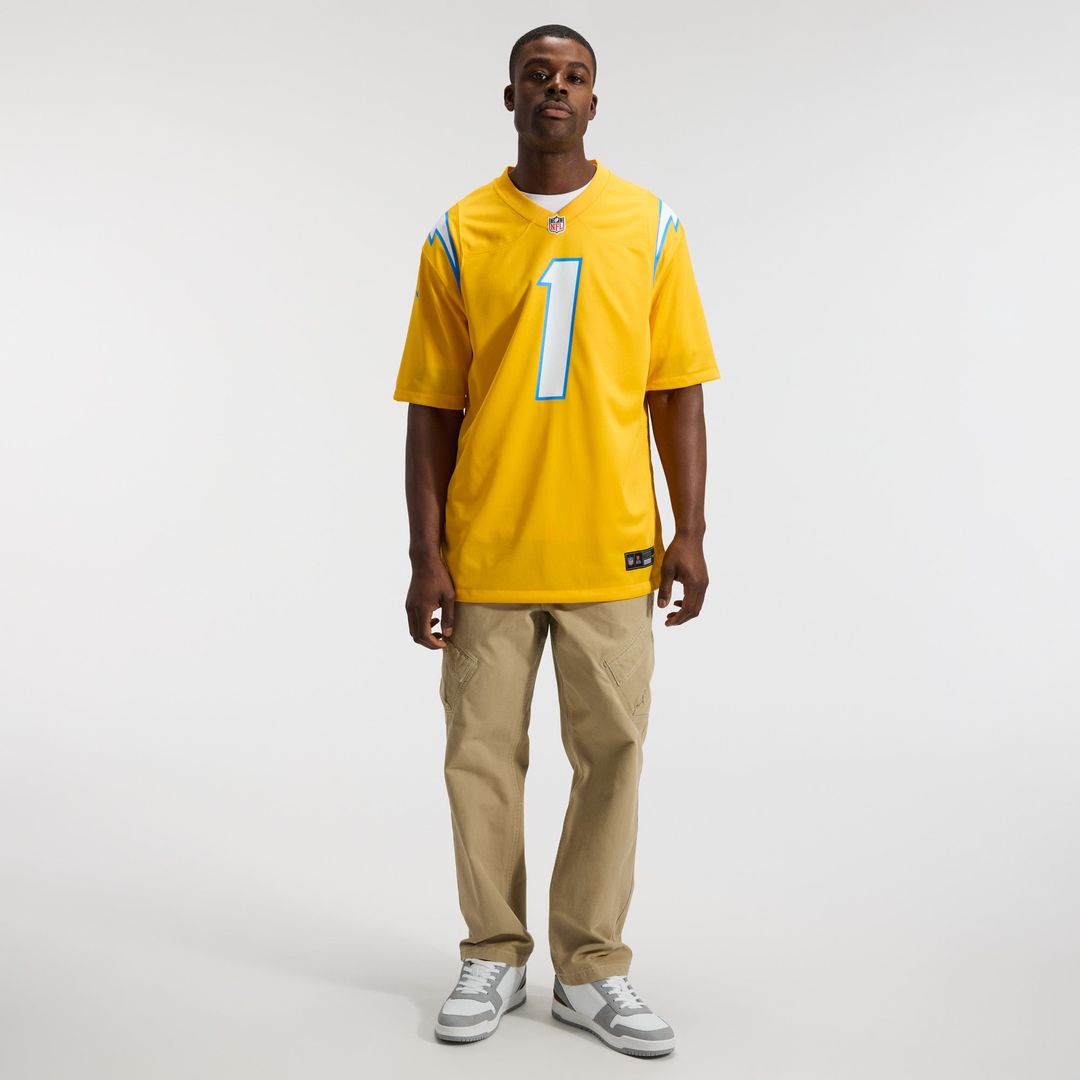 Quentin Johnston Los Angeles Chargers Alternate Charger Power Game Jersey - Gold