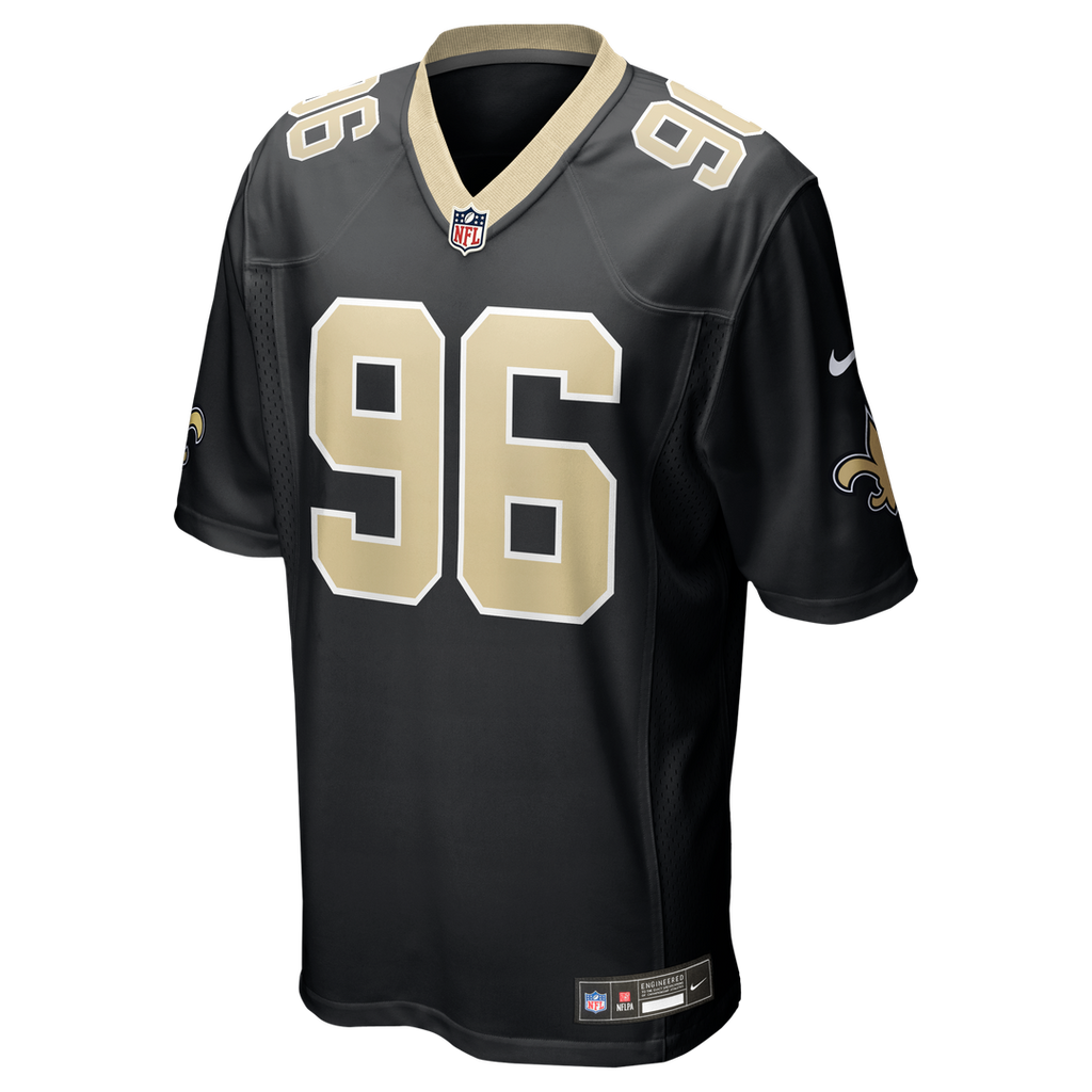 Carl Granderson New Orleans Saints Game Jersey - Black