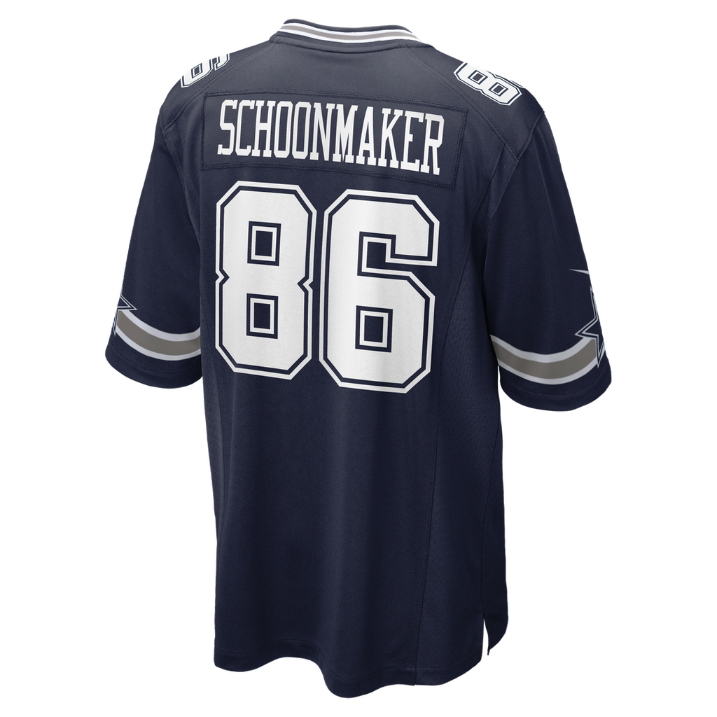 Luke Schoonmaker Dallas Cowboys Game Jersey - Navy