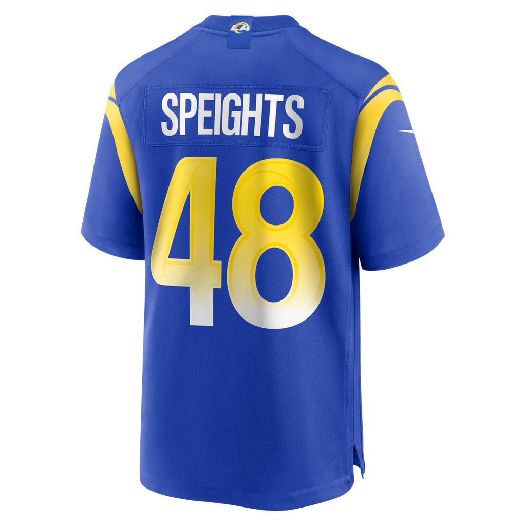 Omar Speights Los Angeles Rams Game Jersey - Royal Blue