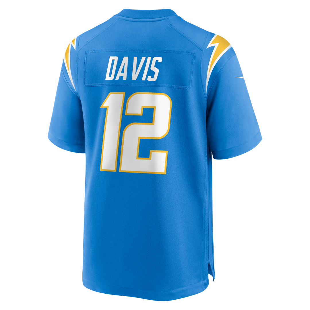 Derius Davis Los Angeles Chargers Game Jersey - Powder Blue