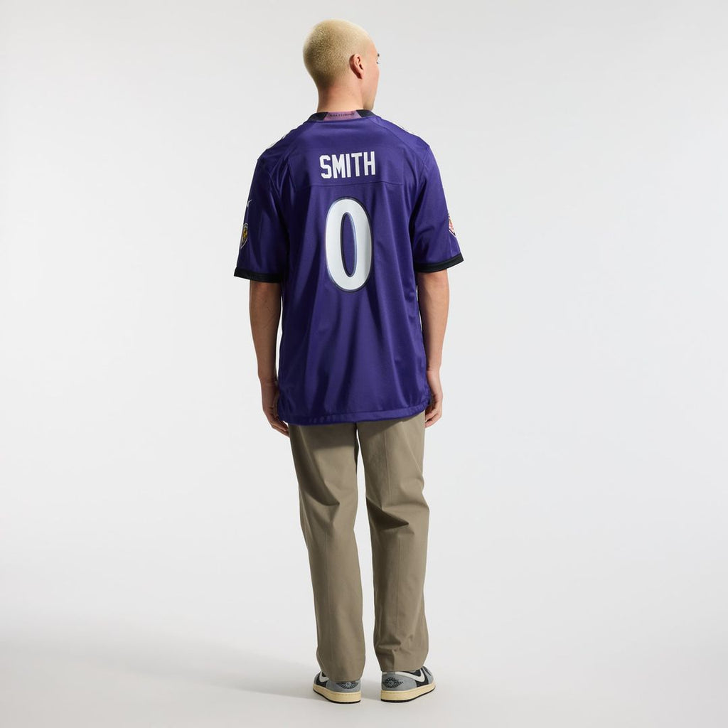 Roquan Smith Baltimore Ravens Game Jersey - Purple
