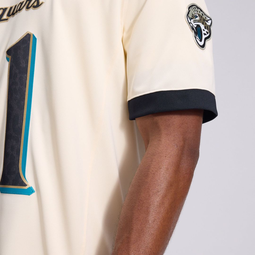 Parker Washington Jacksonville Jaguars 2026 Rivalries Collection Stitched Limited Jersey - Natural