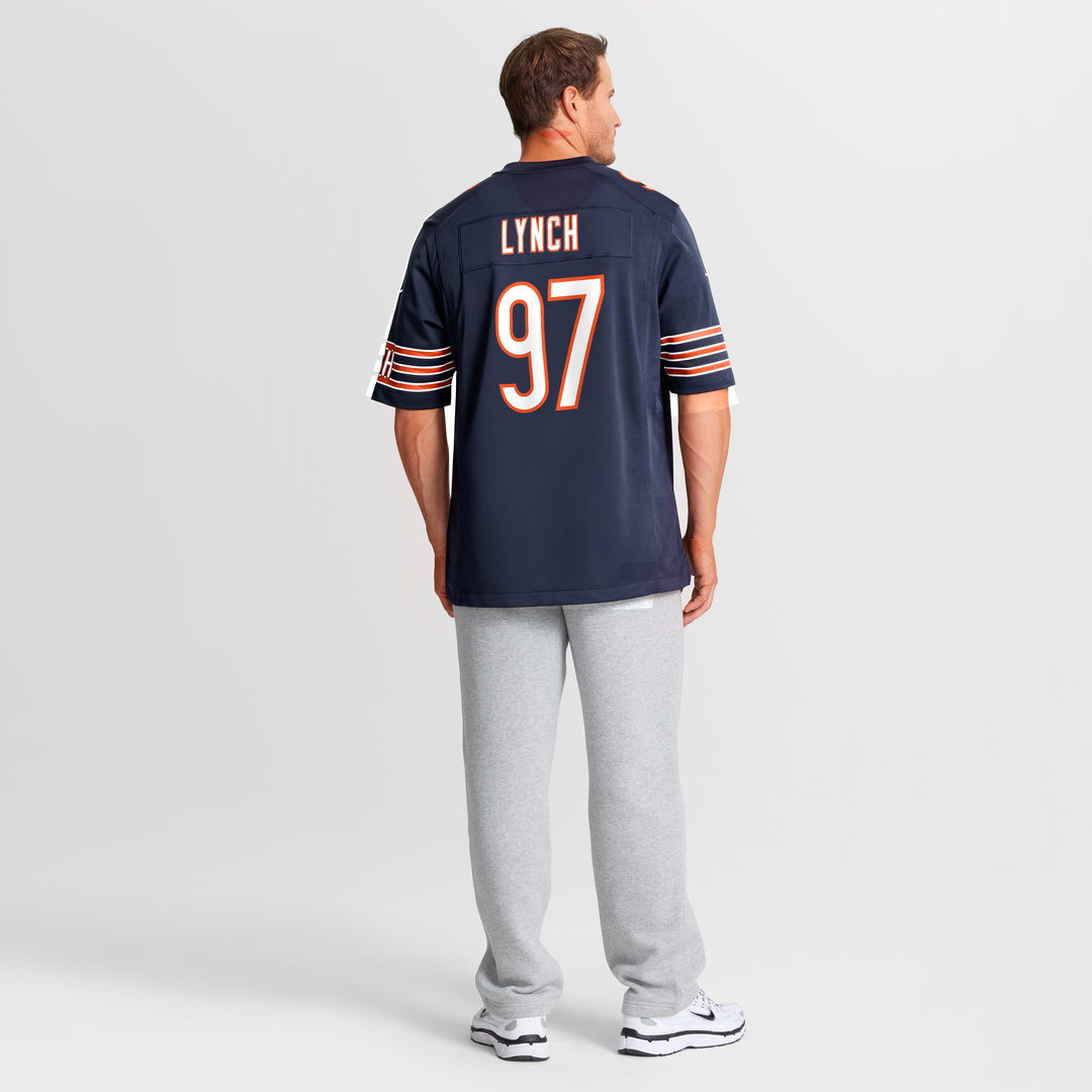 James Lynch Chicago Bears Game Jersey - Navy