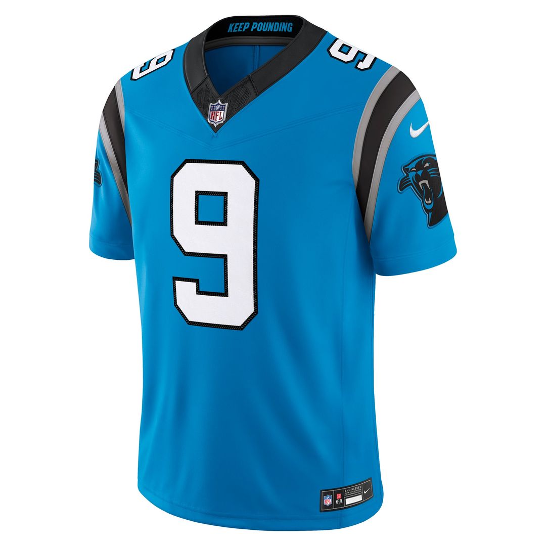 Bryce Young Carolina Panthers Alternate Vapor F.U.S.E. Stitched Limited Jersey - Blue